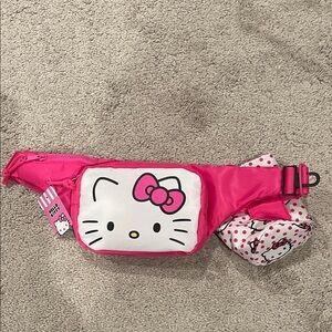 Hello Kitty Fuchsia and White Kids Belt Bag
